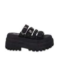 Sandalia Plataforma Negra Mujer 55294 Gotta