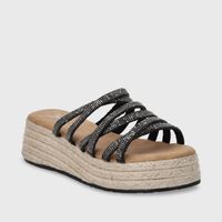 Sandalia Plataforma Negro Mujer 55972 Gotta