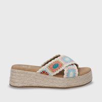 Sandalia Plataforma Multicolor Mujer 55970 Gotta