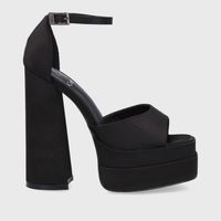 Sandalia Plataforma Negra Mujer 25911 Gotta