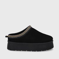 Pantufla Plataforma Negra Mujer 48112 Gotta