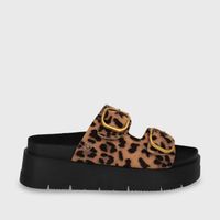 Sandalia Plataforma Leopardo Mujer 55230 Gotta