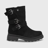 Botin Plataforma Negro Mujer 55280 Gotta