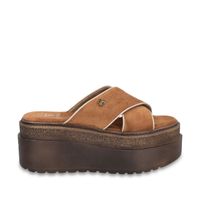 Sandalia Plataforma Beige Mujer 65930 Gotta