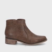 Botin Taco Café Mujer 13556 Gotta