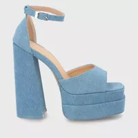 Sandalia Plataforma Denim  Mujer 25911 Gotta