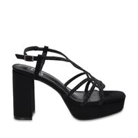 Sandalia Taco Negra Mujer 65911 Gotta