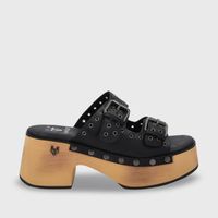 Sandalia Plataforma Negro Mujer 35266 Gotta
