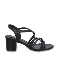 Sandalia Taco Negra Mujer C6164 Gotta