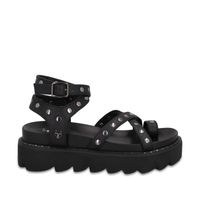 Sandalia Negra Mujer 1573H Gotta