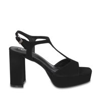 Sandalia Taco Negra Mujer 65910 Gotta