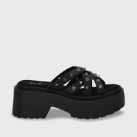 Sandalia Plataforma Negro Mujer 45984 Gotta
