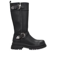 Bota Plataforma Negra Mujer 6584201 Gotta