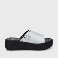 Sandalia Plataforma Plateado Mujer 53730 Gotta