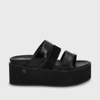 Sandalia Negra Mujer 15662 Gotta