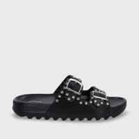 Sandalia Plana Negra Mujer 52060 Gotta