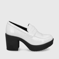 Zapato Blanco Charol Mujer 13503 Gotta