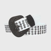 Cinturon Blanco Mujer Belt1 Gotta