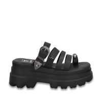 Sandalia Plataforma Negra Mujer 45732 Gotta