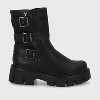 Botin Plataforma Negro Mujer 55261 Gotta