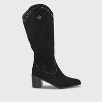 Bota Taco Negra Mujer 55301 Gotta