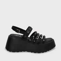 Sandalia Plataforma Negro Mujer 53723 Gotta