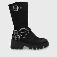 Bota Plataforma Negra Mujer 35985 Gotta
