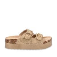 Sandalia Plataforma Beige Mujer 65951 Gotta