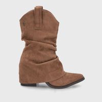 Bota Taco Camel Mujer 53781 Gotta