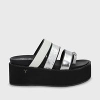 Sandalia Plataforma Blanca Mujer 15662 Gotta