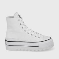 Zapatilla Plataforma Blanca Mujer 33742 Gotta