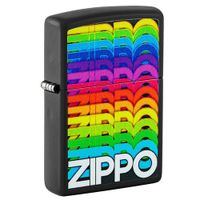 ENCENDEDOR ZIPPO 46234 TECHNO DESIGN BLACK MATE