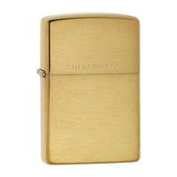 ENCENDEDOR ZIPPO 204 CLASSIC BRUSHED SOLID BRASS DORADO