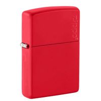 ENCENDEDOR ZIPPO 233ZL CLASSIC RED MATTE WITH ZIPPO LOGO