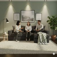 Sofá Intercambiable Baco 5 Cuerpos Gris Marengo