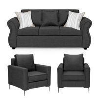 Living Singapur 311 marengo sofa 3 cuerpos + 2 poltronas resorte