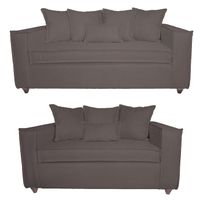 Juego de living 3-2 amadeo cafe