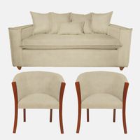 Living 311 amadeo + 2 Sitiales beige