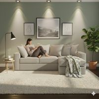 Sofa Intercambiable Baco 5 Cuerpos Gris Claro Resorte Pocket