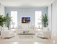 Living Singapur 311 blanco sofa 3 cuerpos + 2 poltronas resorte