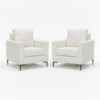 Juego de Poltronas Arthur Blanco