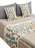 SET DE PIECERA MAS 2 FUNDAS BORDADAS TH19