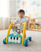 Andador ajustable con gimnasio musical para bebes m2