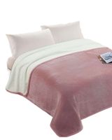 FRAZADA CON CHIPORRO PLAZA Y MEDIA 150X200 Rosa