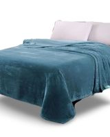 MANTAS PLUHS CELESTE PLAZA Y MEDIA