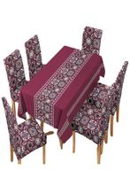 MANTEL MÁS 6 FUNDAS PARA SILLAS L09