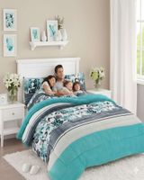 Plumón Cubrecama Chiporro 1.5 plaza Extra Cálido Invierno Premium verde