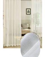 Pack de Visillo transparente con textura 140x230cm v03