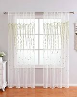 Pack de Visillo transparente con textura 140x230cmv07