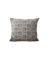 JUEGO DE 4 FUNDAS DE COJIN CUADROS GRIS